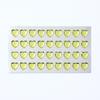 36 Pedrería Acrílica Plana de 12 mm en Forma de Corazón para Decoración de Álbumes de Fotos DIY para Niños