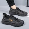 Zapatos de Malla Transpirable Estilo Old Beijing para Hombre, Suela Suave, Antideslizantes, Zapatos para Papá de Mediana Edad y Mayores, Zapatos de Malla, Dropshipping de Verano, Novedad