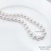 Cuentas de Concha Natural Chapado Perla Blanca Redondas con Agujero Cuentas Hecho a Mano DIY Pulsera Collar Accesorios Material