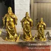 Nuevo Modelo Venta al por Mayor Artesanías de Cobre de Guan Gong, Adornos de Cobre del Dios de la Riqueza, Estatuas del Personaje Guan Er, Figuras de Cobre