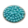 Accesorios para Joyería DIY Tejidos a Mano 8mm Coloridos Ecológicos Perlas de Imitación Perlas Falsas Agujero Recto Cuentas Redondas Material de Cuentas Sueltas