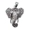 55x47mm 15.8g Plata Antigua Accesorios DIY Más Vendido Colgante de Elefante Tailandés Cabeza de Elefante Vintage