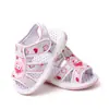 Sandalias de verano para bebé, antideslizantes, de suela suave, transpirables, de tela, venta al por mayor, MY23-9