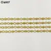 Wt-Jfn57 Colgante de Cruz Pequeña Aros Cadena de Clavícula Extensible de Latón 16+2 Accesorios Versátiles
