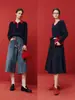 Suéter de malha chic e estiloso com gola polo color block e mangas compridas, suéter moderno trançado de inverno 2026, top macio e fashion