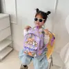 Mochila Escolar Infantil Kapibala Estampada Fofa Grande Capacidade Leve Mochila Literária para Menina do Ensino Fundamental Venda por Atacado