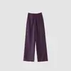 Pantalones de Lino Tencel de Madera de Haya y Lino Verde Gota de Lluvia para Mujer, Pantalones de Verano Finos de Pierna Ancha, Pantalones de Pierna Recta Estrecha de Cintura Alta para Mujeres Altas, Efecto Adelgazante