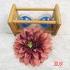 Cabeza de Dahlia Simulada de 14 cm DIY Flor de Seda para Boda Pared de Flores Guía de Camino Broche de Pelo Tocado Accesorios de Decoración para Ropa