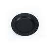 Set de tetera con estufa circular para acampar al aire libre de acero inoxidable 304, color negro puro, juego de recipientes Shira para cocinar en camping