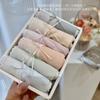Nova 1389# calça de condicionamento de ar respirável de oxigênio gelado de secagem rápida leve e fina sem costura seda gelada cintura doce cueca feminina