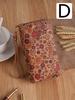 Bolso Clutch Multifuncional Bohemio Transfronterizo con Múltiples Ranuras para Tarjetas Billetera con Grano de Madera Bolso Literario para Damas Bolso para Tarjetas Bolso Pequeño de PU