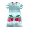 Ropa Infantil de Marca Estilo Europeo y Americano 2026 Verano Nuevo Vestidos Estampados para Niñas Faldas Cortas Infantiles Venta al por Mayor