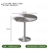 Estilo Industrial Transfronteiriço Aço Inoxidável Estande Sofá Mesa e Cadeira de Café Conjunto Mesa e Cadeiras de Jantar Comerciais Bar Taverna