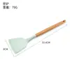 Juego de 11 Piezas de Utensilios de Cocina de Silicona con Mango de Madera Verde Nórdico con Barril de Almacenamiento Juego de Utensilios de Cocina para el Hogar Pala y Cuchara para Cocinar Herramientas de Cocina