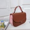 Bolso Otoño e Invierno 2024 para Mujer Costuras Bicolor Encanto de Personalidad Popular Bolso de Mano para Viaje al Trabajo Bolso de Hombro Cruzado