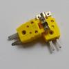 Conector de termopar pequeño tipo K con conector de clip fijo