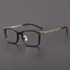 Montura de Gafas Cuadrada de Acetato 999 Mismo Modelo Npm-90 Correctiva Montura Grande Moda Casual Adecuada para Lentes de Prescripción