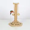 Postes y rascadores de sisal para gatos al por mayor, duraderos y que no se caen, estructura de escalada vertical integrada, juguete para gatos que alivia el aburrimiento, la cuerda de sisal es resistente a los arañazos