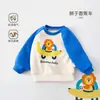 Moletons Infantis 2025 Primavera e Outono Novas Roupas de Bebê Camisetas Básicas para Meninos Tops para Meninas Roupas da Moda para Passeio de Outono