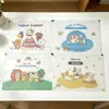 Fabricante A4 Desenho Animado Estudante Aulas Particulares Prova Classificação de Assuntos Bolsa de Armazenamento Arquivo Escritório Bolsa Transparente para Documentos Venda por Atacado