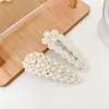 Pasador de Perlas Estilo Coreano Estilo Ins Pasador para el Cabello de Niña Estilo Carson Pinza Lateral para el Flequillo Pinza Superior Pinza de Celebridad de Internet Pinza Estilo Coreano