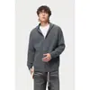 ANSWER ME outono e inverno retrô, estilo descontraído, suéter de alta qualidade, cardigã de tricô com capuz masculino, malharia, M60