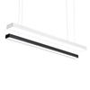 Luminária de fita longa alumínio quadrado lâmpada especial luminária de escritório loja iluminação de escritório super brilhante fita cor de grão de madeira lustre