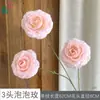 Barbie Burbuja Rosa de Tres Cabezas, Cinco Cabezas, Rosa Té, Arreglo Floral para Área de Recepción de Bodas, Flor Artificial, Flor Artificial para Decoración de Hotel