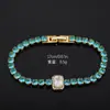 Pulsera de mujer de gran venta en verano, de alta gama y versátil, joyería transfronteriza de gran venta TK, accesorios de circón chapados en cobre