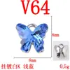 Novo pingente de borboleta de liga de alta qualidade, moda de luxo leve, acessórios de joias artesanais para colares DIY requintados e de nicho