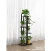 Soporte para Flores para Sala de Estar, Estante para Flores de Pie, Estante de Almacenamiento, Soporte de Hierro para Macetas de Plantas Verdes para Balcón, Soporte de Múltiples Niveles, Nuevo Modelo 2025