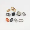 Hebilla ajustable de doble agujero de 5-10 mm, herraje para cordón de teléfono de aleación de zinc, tope de cordón, telescopio metálico de dos vías