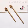 Horquilla de Sándalo Verde Horquilla Extensa Estilo Antiguo Gama Alta Natural Estilo Étnico Estilo Semanal Simple Una Pieza Envío Directo