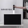 Adesivo de fundo para aquário PVC espessado preto fosco película de vidro à prova d'água para decoração externa de aquário