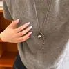 Nuevo Collar con Colgante de Gota de Agua Sensación de Alta Gama Lujo Ligero Cadena de Suéter de Nicho Estilo Largo Colgante en el Cuello Moda Versátil Accesorios de Collar Venta al por Mayor