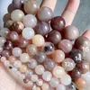 Cuentas sueltas de jade de seda dorada natural color violeta, cuentas redondas finamente elaboradas, accesorios para pulseras DIY, componentes de joyería, suministro al por mayor del fabricante