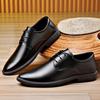 Zapatos de Cuero Casuales Formales de Negocios con Cordones de Talla Grande Zapatos para Hombre Zapatos de Boda Zapatos Individuales Versátiles Zapatos de Trabajo Zapatos de Cuero para Hombre Suministro Transfronterizo