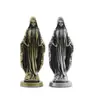 Fornecimento transfronteiriço de joias criativas, enfeites para carro, decoração de mesa para casa, artesanato, liga retrô, Maria em pé