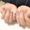 Uñas postizas europeas y americanas cortas, medianas y largas, tipo ataúd, ballet, parches de uñas, productos terminados en caja, se pueden diseñar con dibujos y muestras.