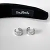 Pendientes de clip para mujer con patrón de diamantes de moda europea y americana, sin perforación, diseño de lujo ligero de alta gama, pendientes versátiles y elegantes con circonita de estrella