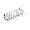 Cesta de Almacenamiento de Especias para Cocina Montada en la Pared Personalizada Gabinete Cesta Colgante para Almacenamiento de Artículos Varios Cesta de Almacenamiento Extendida para Pared de Baño