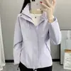 Chaqueta Cortavientos para Mujer 2025 Nueva Primavera y Otoño Impermeable a Prueba de Viento Desmontable Petite Versátil para Exteriores para Hombres