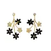 2020 nuevos pendientes de diamante de temperamento de moda europeos y americanos transfronterizos tendencia pendientes geométricos florales simples Joker venta al por mayor