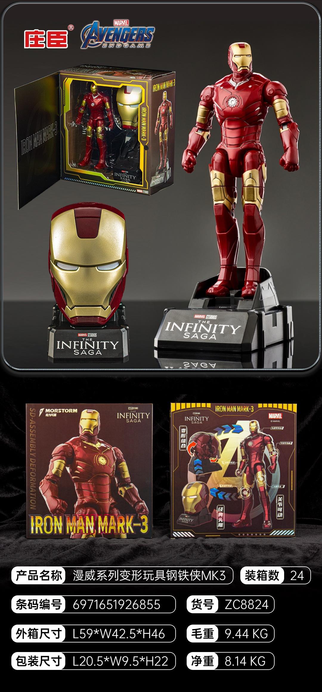 新包装ZC8924钢铁侠MK3
