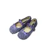 Zapatos Planos de Moda con Lazo de Pelo para Mujer 2024 Nuevos Otoño Invierno Suela Suave Mary Jane Zapatos de Algodón
