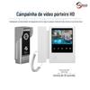 Interfone Visual com Fio Anjielosmart para Edifícios com Câmera Externa de Visão Noturna Infravermelha para Casa Apartamento Inteligente