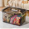 Caja de Almacenamiento de Plástico Engrosada de Gran Capacidad Caja de Almacenamiento para Artículos del Hogar con Tapa a Prueba de Polvo Libre de Formaldehído Resistente a la Carga Caja de Almacenamiento Fuerte