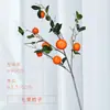 Modelo naranja Fruta y verdura falsa naranja fea Kumquat accesorio Plástico pequeño segmento de naranja Naranja de azúcar Decoración Artículo de exhibición