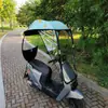 Toldo para Vehículo Eléctrico, Toldo Nuevo para Bicicleta, Parabrisas para Coche de Batería de Motocicleta, Paraguas para Coche con Protección Solar y contra la Lluvia