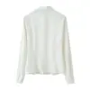 Ropa Femenina Transfronteriza AliExpress 2026 Moda Europea y Americana Casual Ajuste Delgado Camisa de Manga Larga con Solapa de un Solo Botón para Mujer D17494